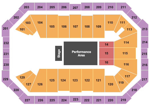 Dickies Arena Half House Seating Chart