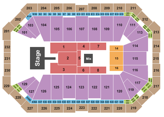Dickies Arena Jhene Aiko Seating Chart