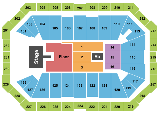 Dickies Arena Joji Seating Chart