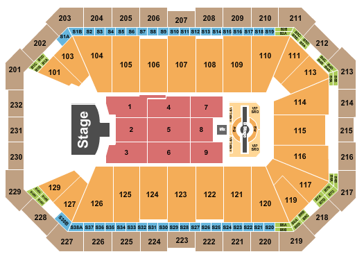 Dickies Arena Justin Timberlake Seating Chart