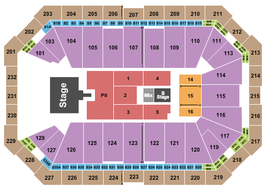 Dickies Arena Keith Urban Seating Chart