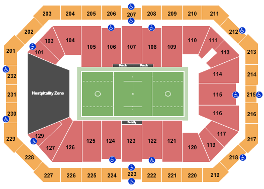 Dickies Arena Lacrosse Seating Chart