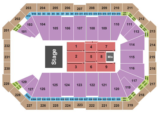Dickies Arena Lindsey Stirling Seating Chart