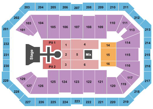 Dickies Arena Maverick City Seating Chart