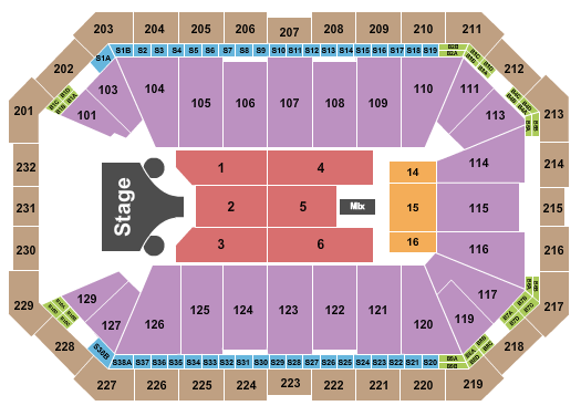 Dickies Arena Missy Elliott Seating Chart