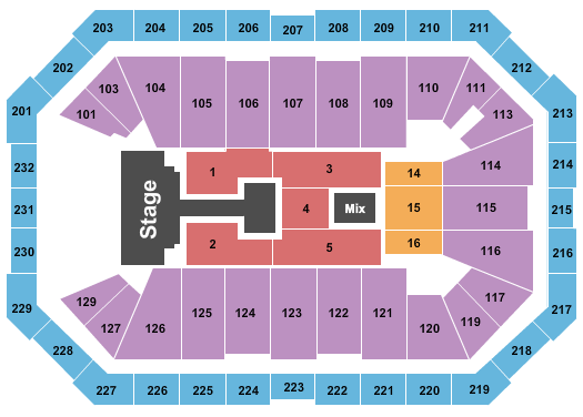 Dickies Arena Monsta X Seating Chart