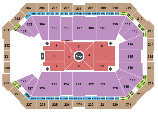 Dickies Arena Nate Bargatze Seating Chart