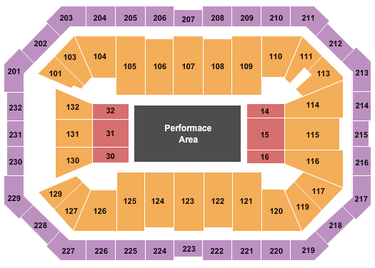 Dickies Arena Seating Chart & Maps - Ft Worth