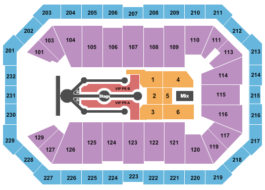 Dickies Arena Post Malone Seating Chart