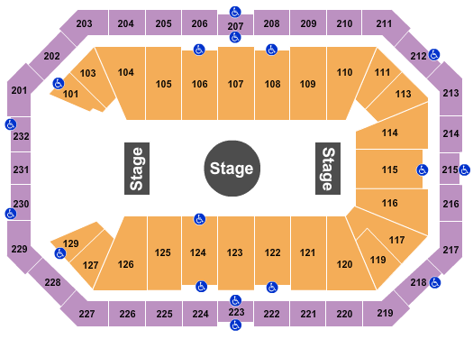 Dickies Arena Ringling Bros Circus Seating Chart