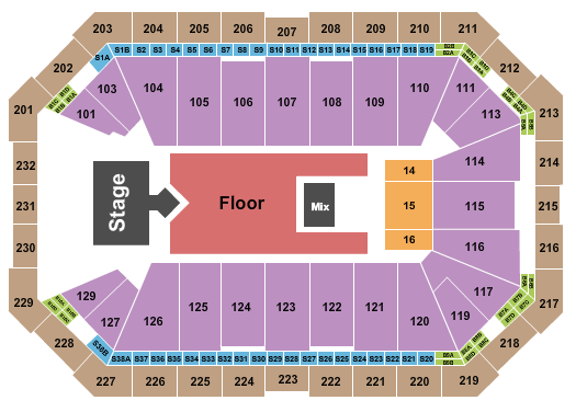 Dickies Arena Sexyy Red Seating Chart