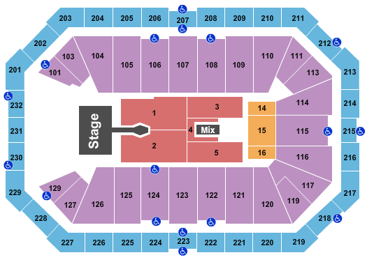 Dickies Arena Tim McGraw Seating Chart