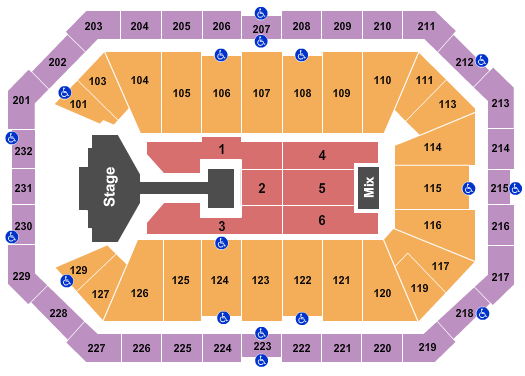 Dickies Arena Twice Seating Chart