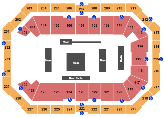 Dickies Arena Seating Chart - Fort Worth
