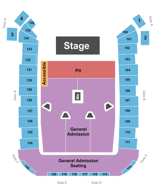 Dick's Sporting Goods Park Seating Chart