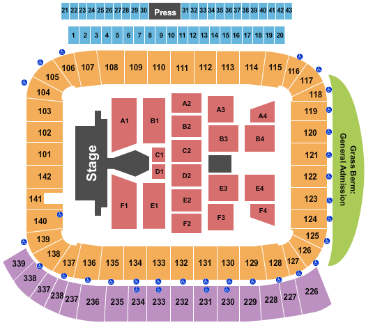 Dignity Health Sports Park - Stadium ENHYPEN Seating Chart