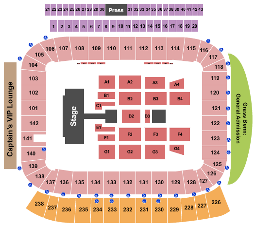 Dignity Health Sports Park - Stadium Seating Chart