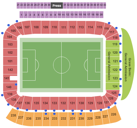 Home Depot Center Soccer Stadium Seating Chart
