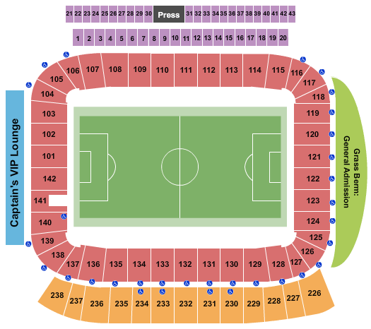 Dignity Health Sports Park - Stadium Soccer 2 Seating Chart