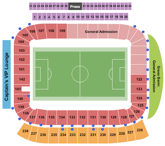 Dignity Health Sports Park - Stadium Soccer 3 Seating Chart