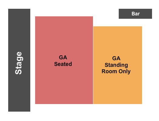 District Live - Savannah GA Seated/Standing Seating Chart