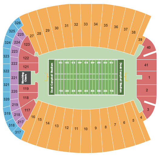 Doak Campbell Stadium Champions Club Seating Chart