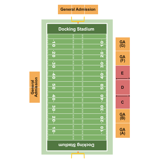 Docking Stadium At Adrian College Football Seating Chart