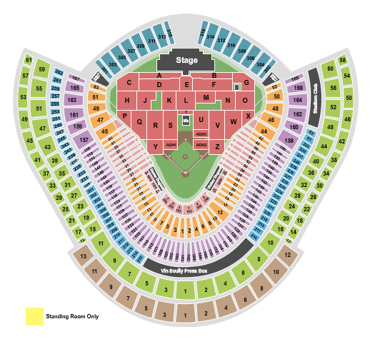 Dodger Stadium Gabriel Iglesias Seating Chart