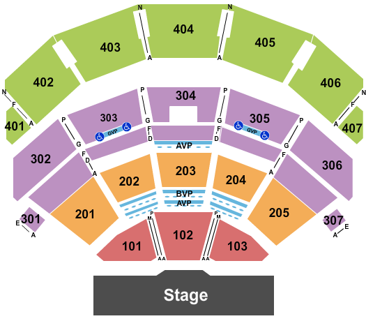 Bruno Mars Dolby Live at Park MGM Seating Chart