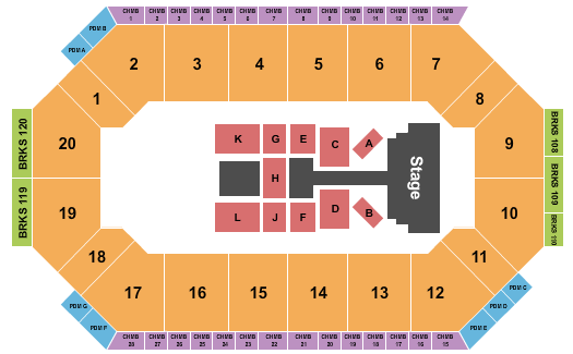 Lee's Family Forum Casting Crowns Seating Chart