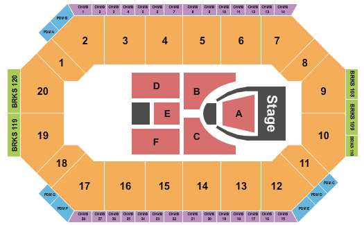 Lee's Family Forum For King and Country Seating Chart