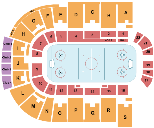 Ice Arena at The Monument Hockey2 Seating Chart