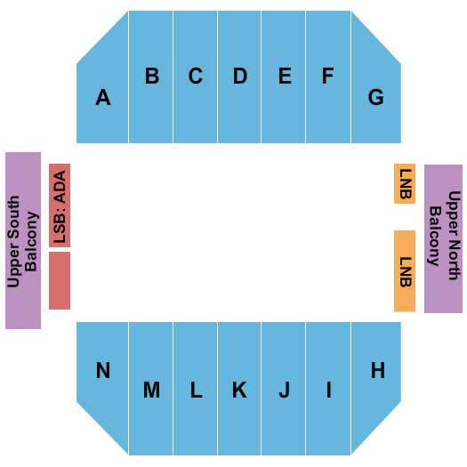 Barnett Fieldhouse at The Monument Rodeo Seating Chart