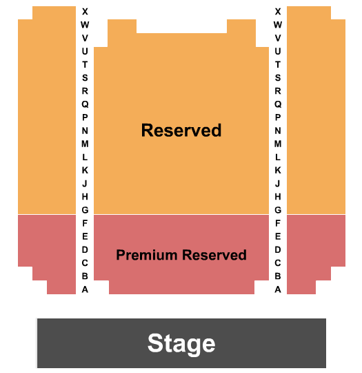 Don Gibson Theatre Next Event Seating Chart