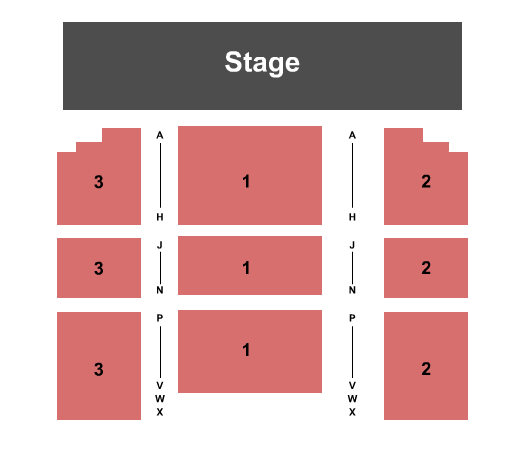 Don Gibson Theatre End Stage Seating Chart