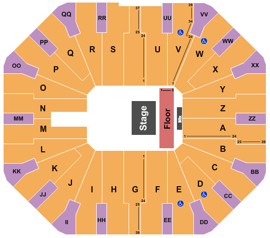 Don Haskins Center 200 Anos Musica Mexicana Seating Chart