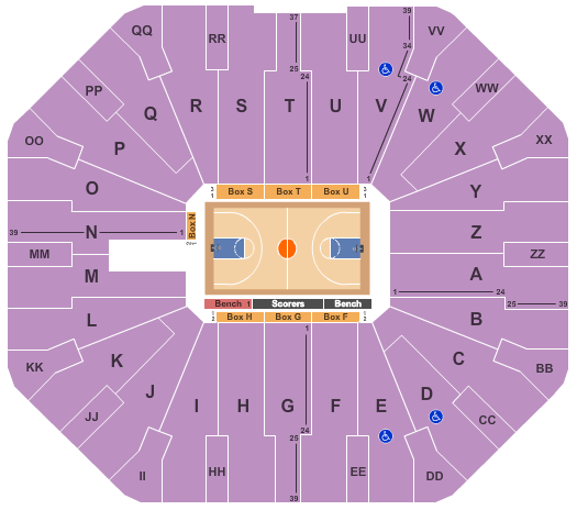 Don Haskins Center Seating Chart - El Paso