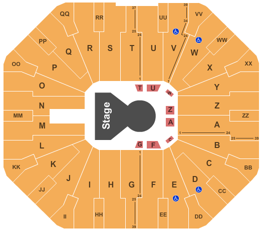 Don Haskins Center Cirque-Ovo Seating Chart