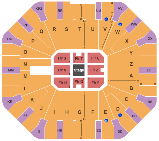 Don Haskins Center Comedy Get Down Seating Chart