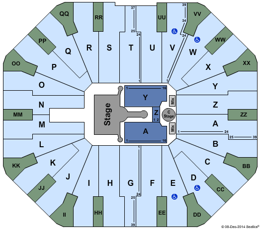 Don Haskins Center Enrique - Pitbull Seating Chart