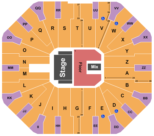 Don Haskins Center Luis Miguel Seating Chart