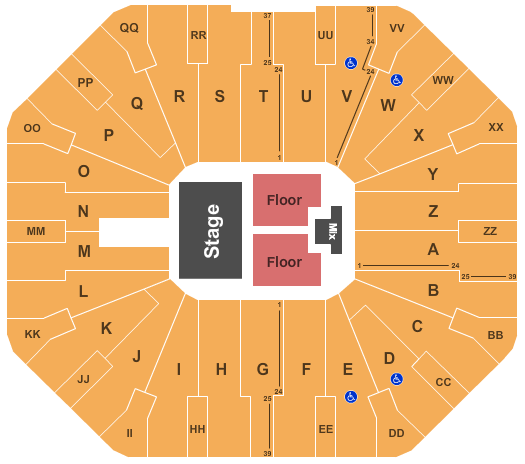 Don Haskins Center TSO Seating Chart