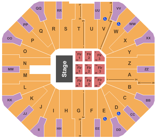 Don Haskins Center Theresa Caputo Seating Chart