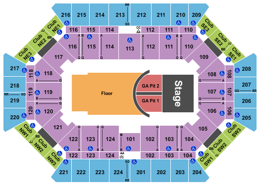 Donald L. Tucker Civic Center Brad Paisley Seating Chart