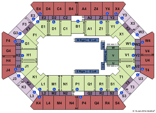 Donald L. Tucker Civic Center Circus Seating Chart