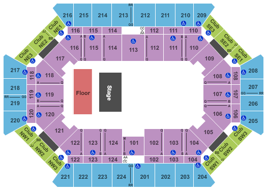 Donald L. Tucker Civic Center Earth Wind and Fire Seating Chart