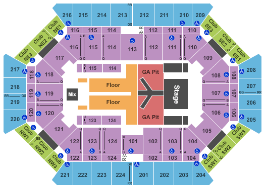 Donald L. Tucker Civic Center Florida Georgia Line Seating Chart