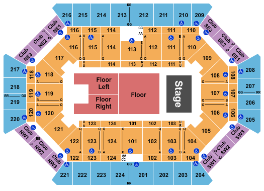 Donald L. Tucker Civic Center Noah Kahan Seating Chart