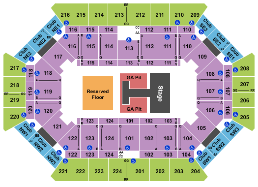 Donald L. Tucker Civic Center Old Dominion Seating Chart