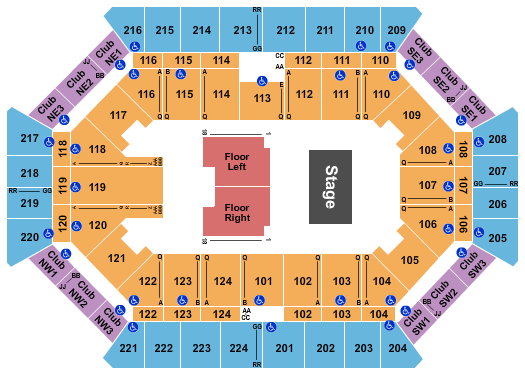 Donald L. Tucker Civic Center The Thorn Seating Chart
